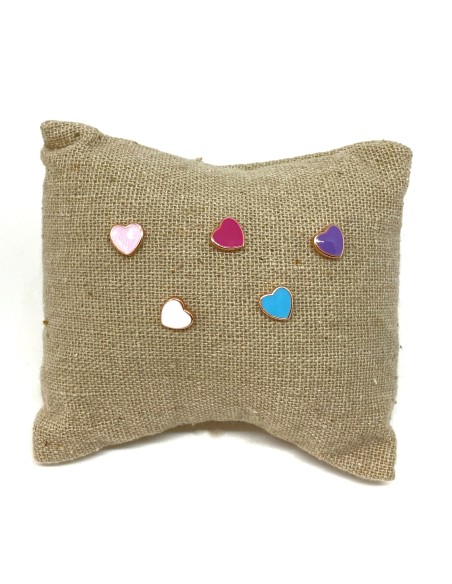 Monorecchino a Lobo Smaltato Corazon Summer