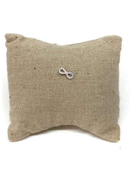 Infinite Lobe Single Earring with Zircons