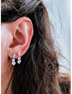 Lobe Earrings Trois Coeurs