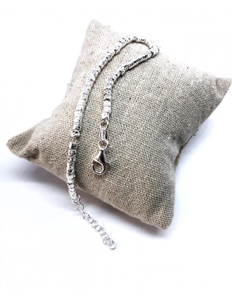 Bracciale con Pepite Martellate Tonde