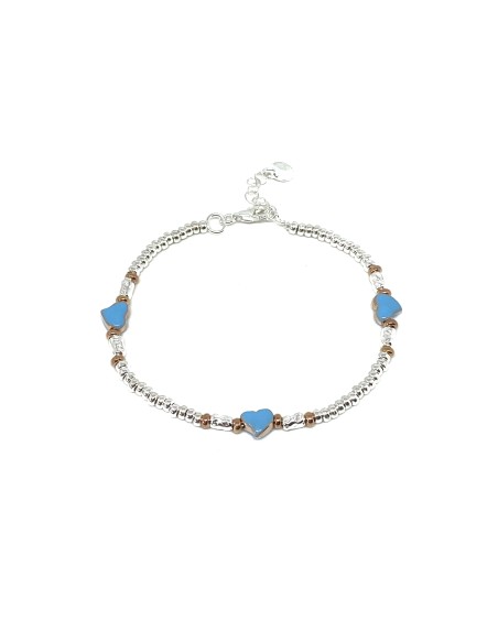 Rondelle and Enamel Subjects Bracelet