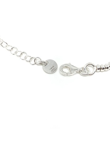 Enamelled Cubes and Oval Nugget Bracelet