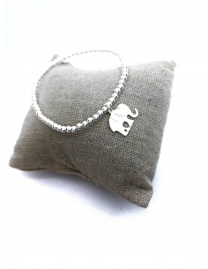 Bracciale Elastico con Elefante