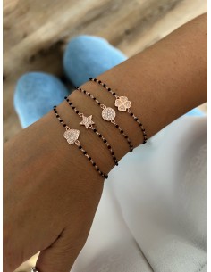 Black Enamel Bracelet and...