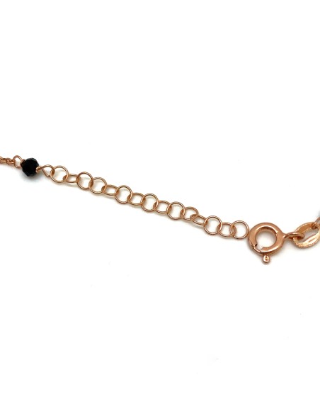 Bracciale Cristalli Neri e Soggetti Pendenti