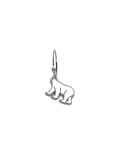 Polar Bear Single Earring