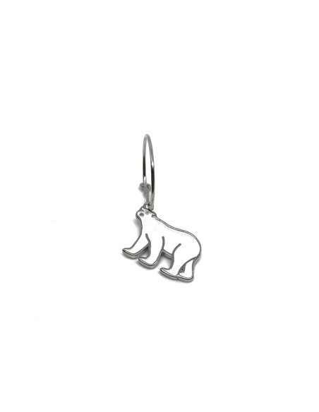 Polar Bear Single Earring