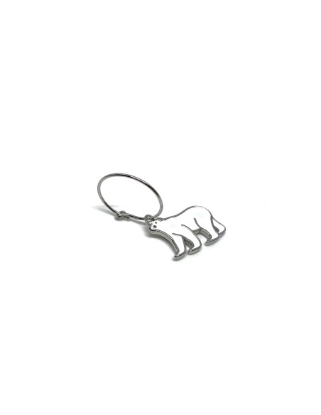 Polar Bear Single Earring