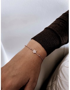 Bracciale Catenina e Fiore...