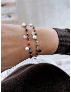 Bracciale Cristalli Perle...