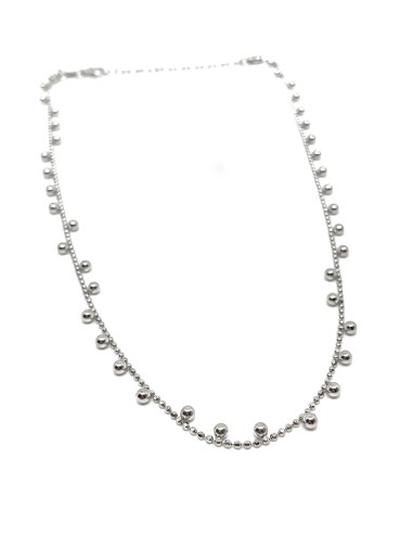 Collana Corta Sfere Pendenti
