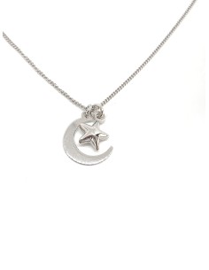 Collana Double Moon and Star 2