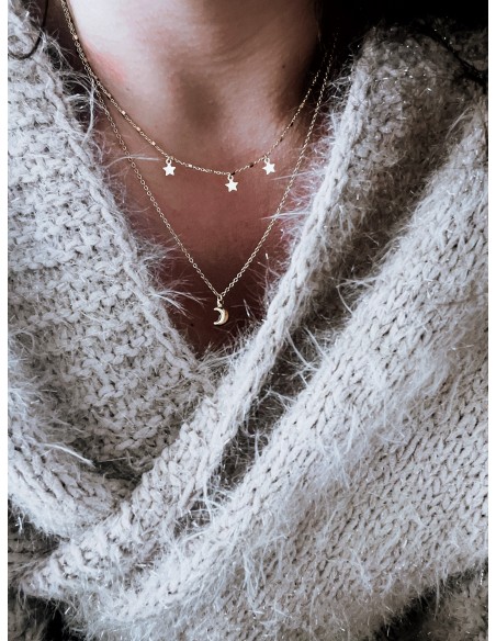 Necklace Sky and Moon