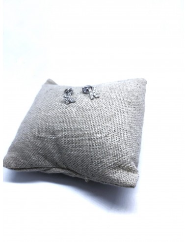 Orecchini a Lobo con Lettera di Zirconi