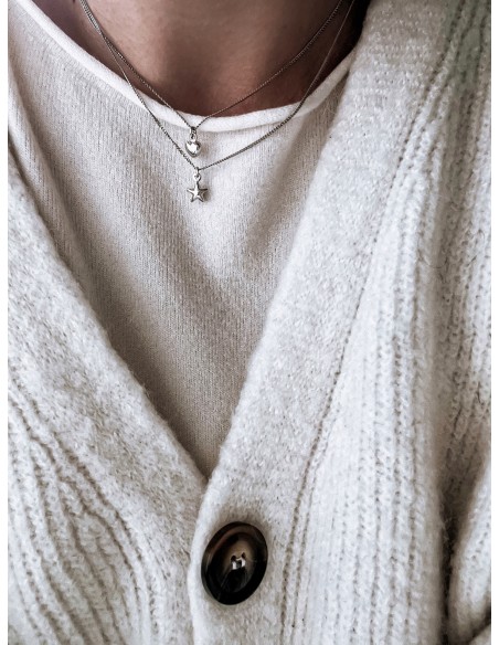 Collana Chicago Stella e Cuore