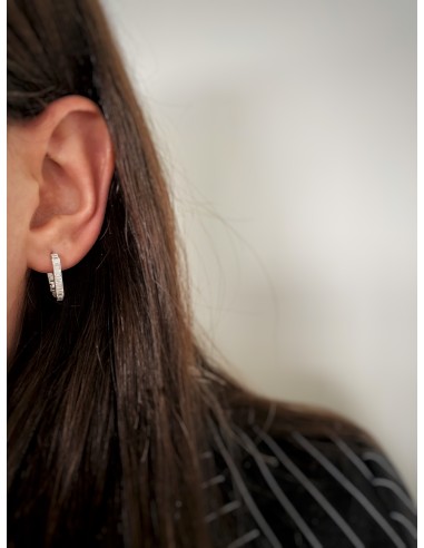 Lisbon single earring and Baguette zircons